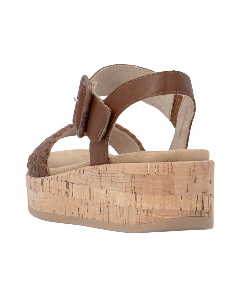 Remonte-Keilsandaletten-D1N56-braun