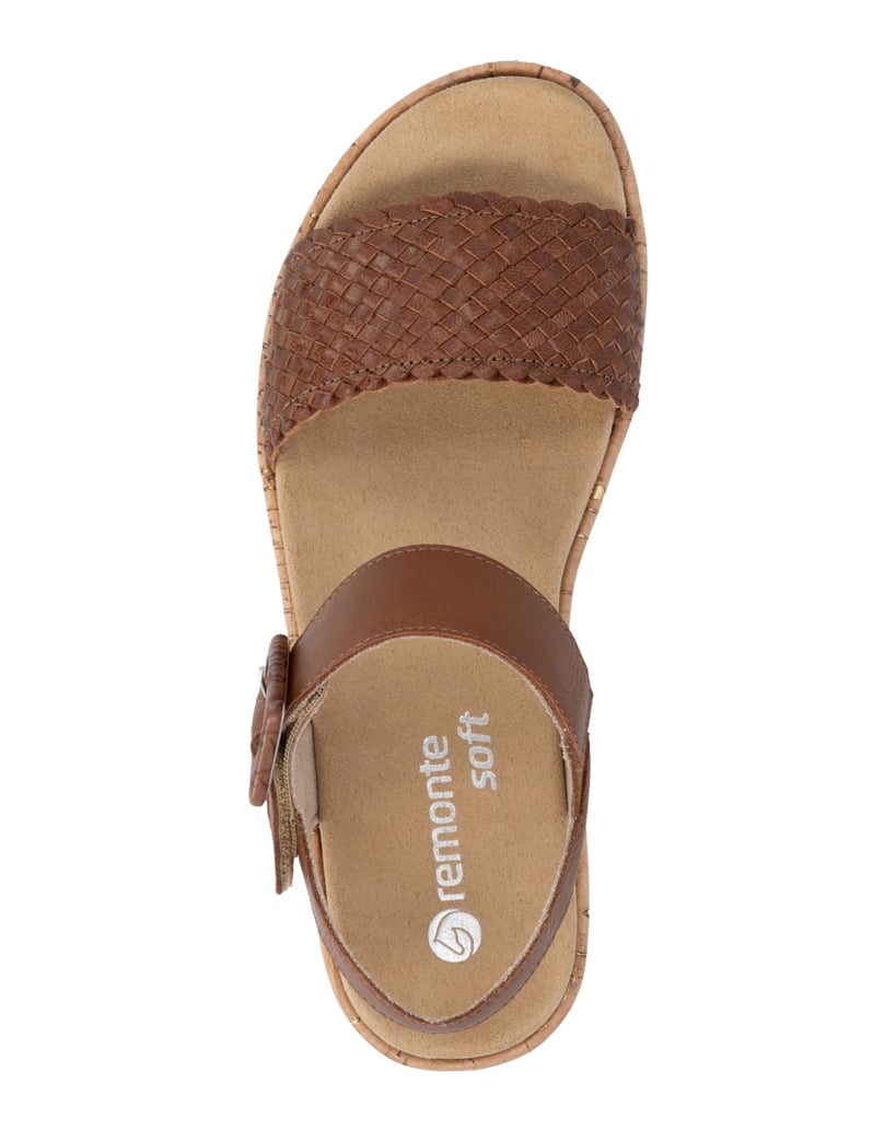 Remonte-Keilsandaletten-D1N56-braun