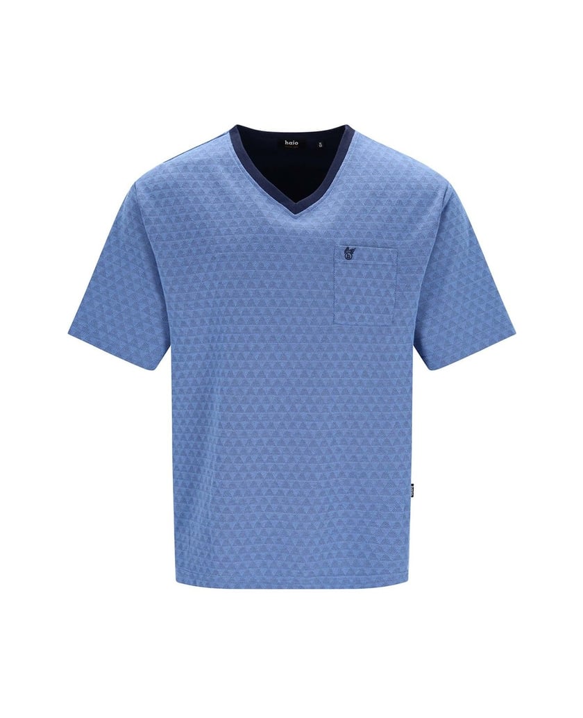 hajo-Herren-Pyjama-Klima-Light-Shorty-blau-