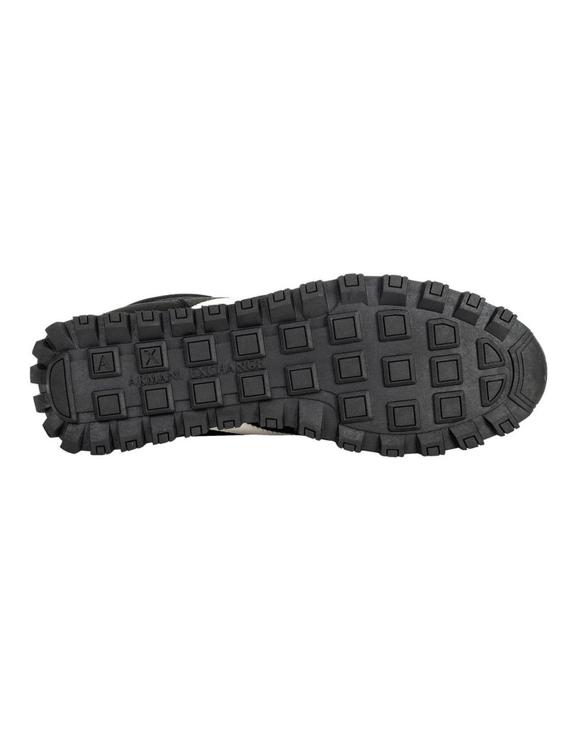 Armani-Exchange-Herren-Sneaker-1er-Pack-SNEAKER-DROP-MICROSUEDE-schwarz