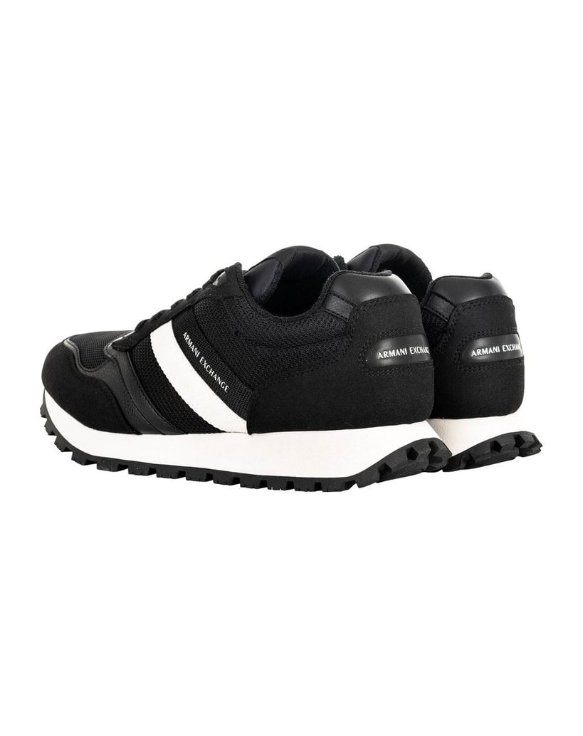Armani-Exchange-Herren-Sneaker-1er-Pack-SNEAKER-DROP-MICROSUEDE-schwarz