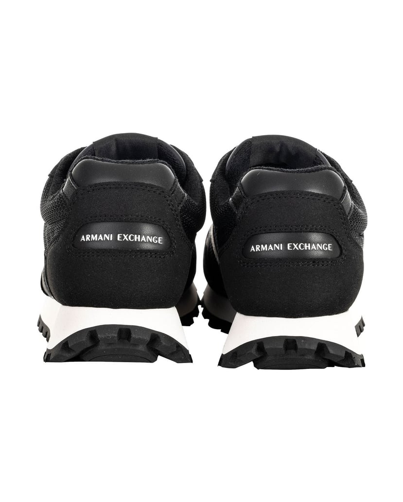 Armani-Exchange-Herren-Sneaker-1er-Pack-SNEAKER-DROP-MICROSUEDE-schwarz