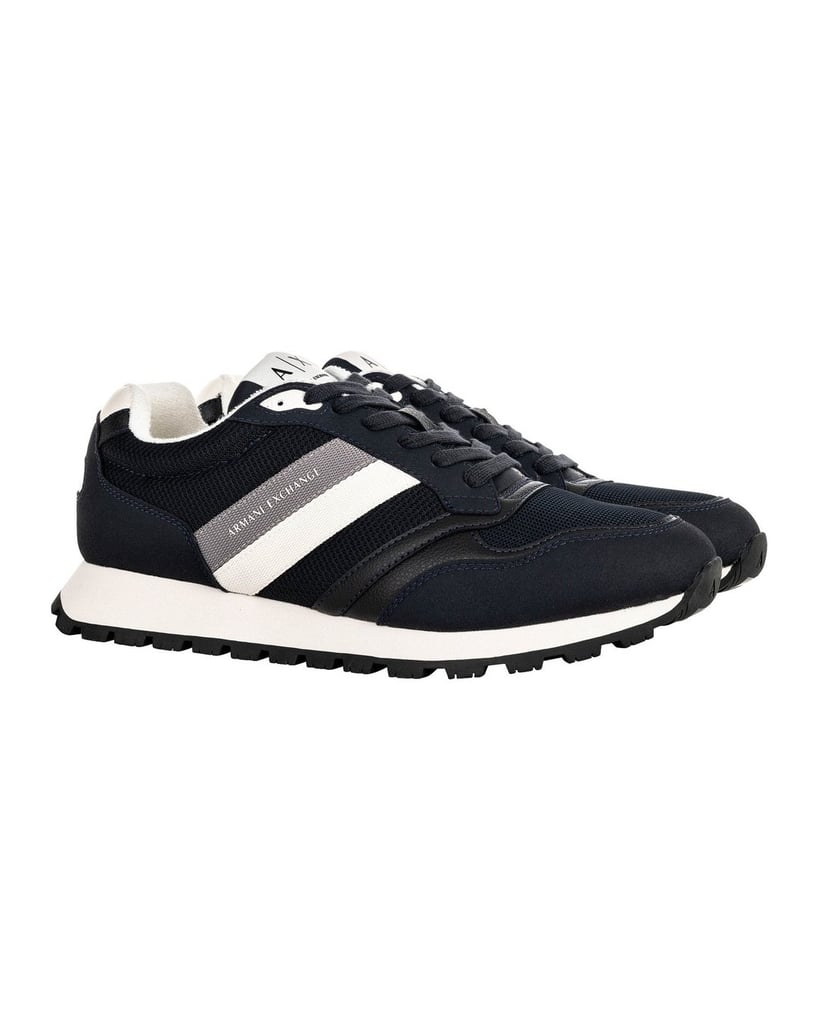 Armani-Exchange-Herren-Sneaker-1er-Pack-SNEAKER-DROP-MICROSUEDE-dunkelblau