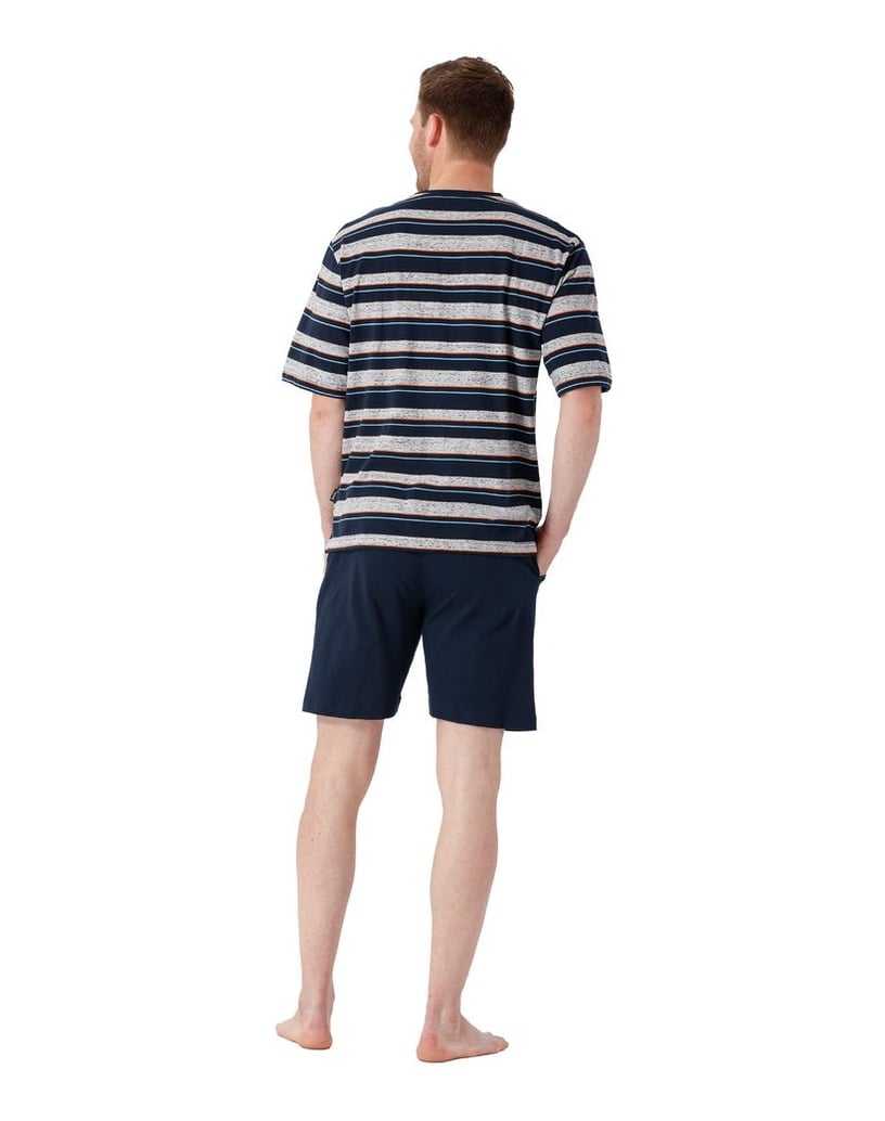 hajo-Herren-Pyjama-Klima-light-Shorty-grau