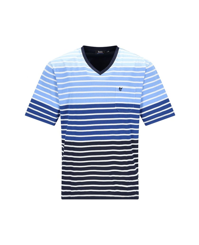 hajo-Herren-Pyjama-Shorty-Bermuda-Klima-Komfort-grau