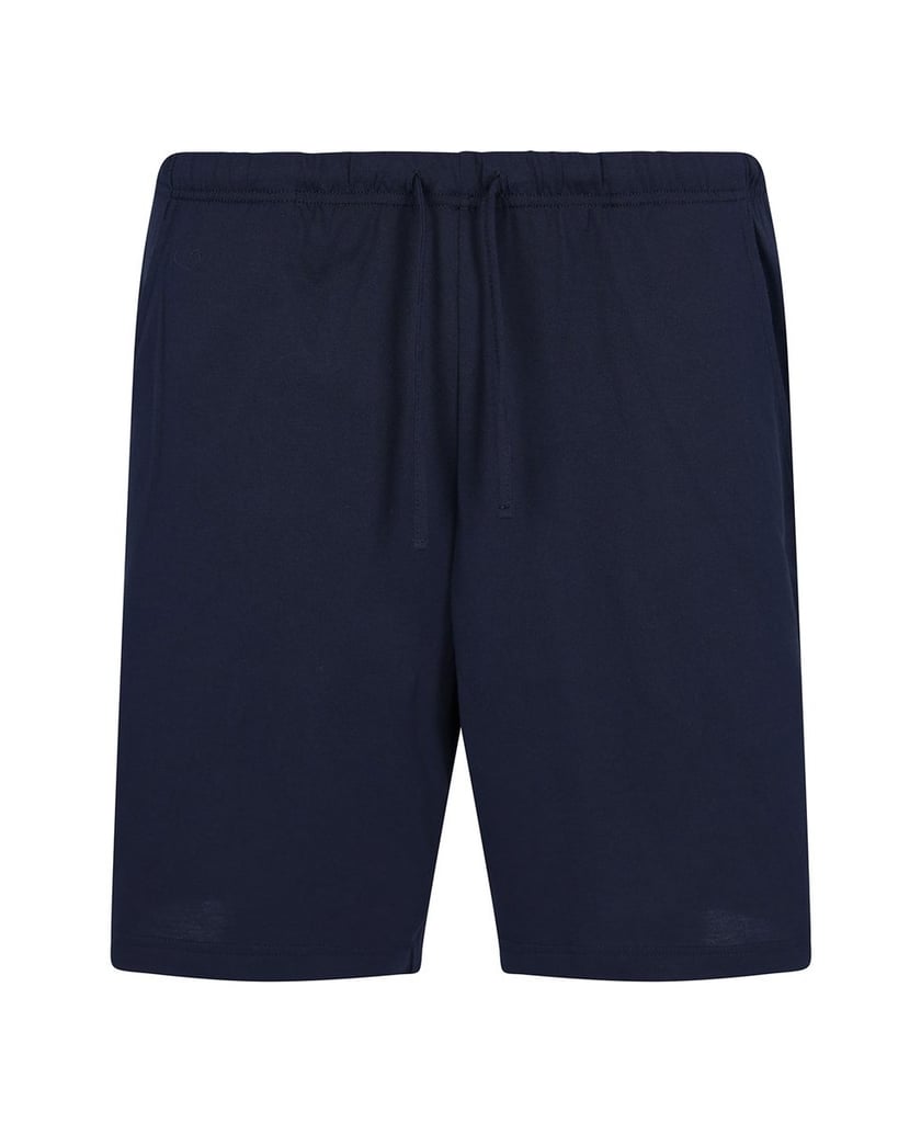 hajo-Herren-Pyjama-Shorty-Premium-Cotton-blau-