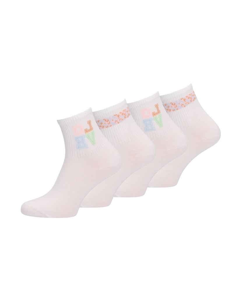 TAMARIS-Kurzsocken-comfort-leo-Tennis-weiss-kombiniert