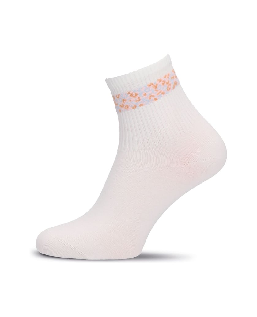 TAMARIS-Kurzsocken-comfort-leo-Tennis-weiss-kombiniert