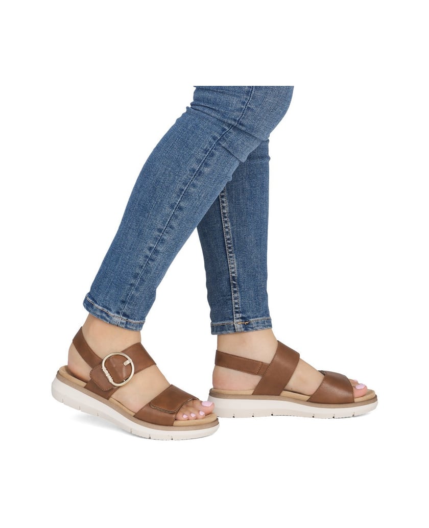 Remonte-Riemchensandalen-D2K50-braun