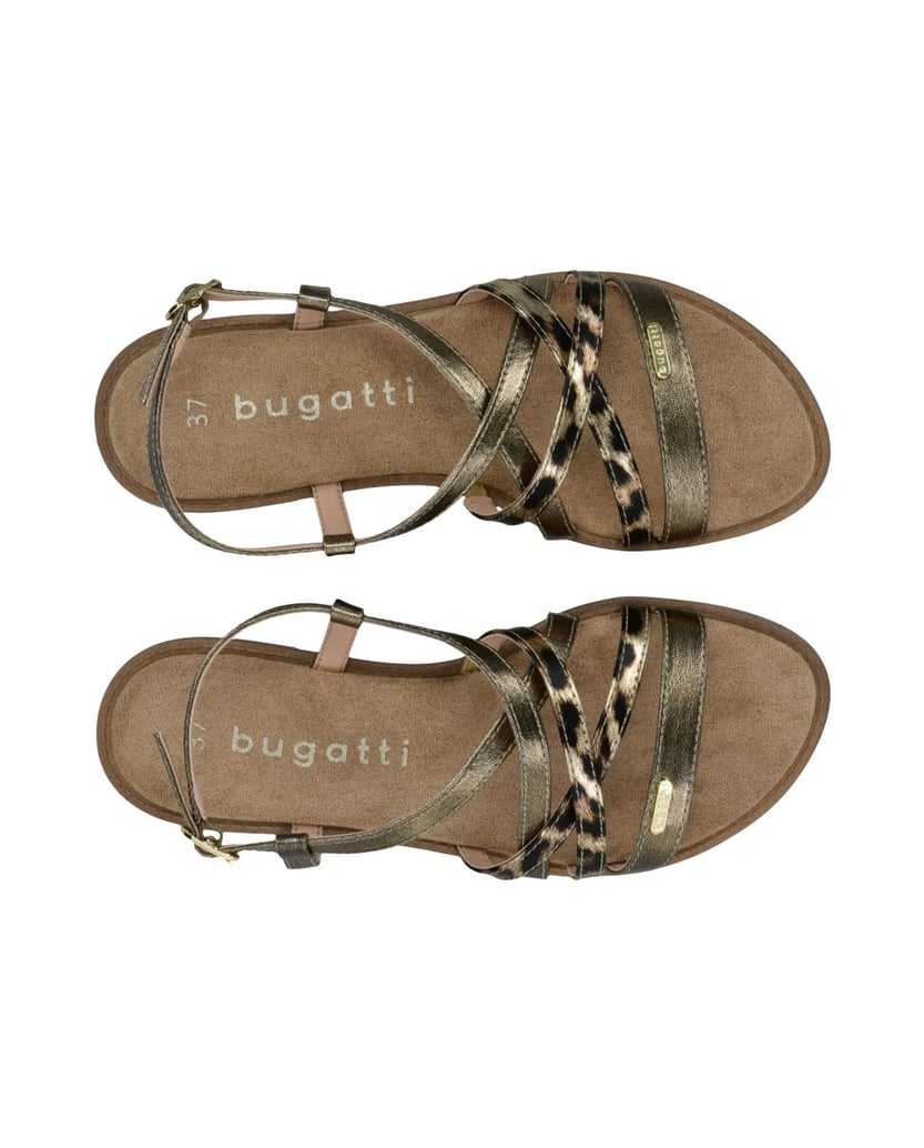 BUGATTI-Sandale-gold