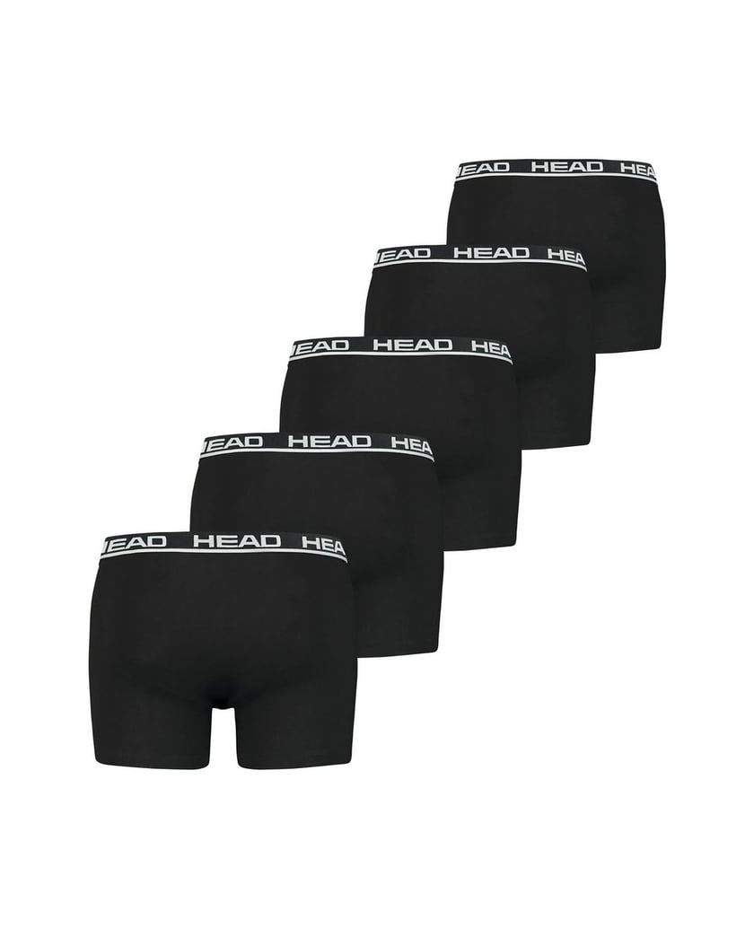 Head-Herren-Boxershort-5er-Pack-HEAD-BASIC-BOXER-5P-ECOM-schwarz
