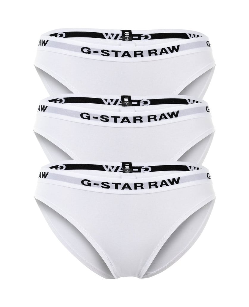 G-STAR-Damen-Slip-3er-Pack-weiss