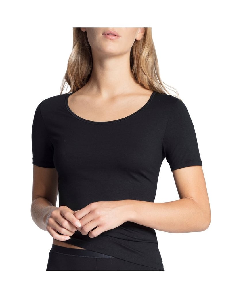 Calida-Damen-Unterhemd-1er-Pack-Natural-Comfort-Top-schwarz