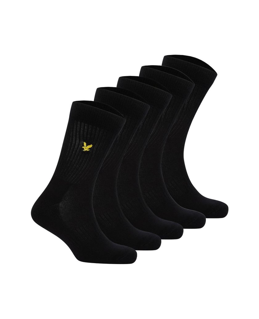 Lyle-&-Scott-Herren-Socken-5er-Pack-Camdyn-schwarz
