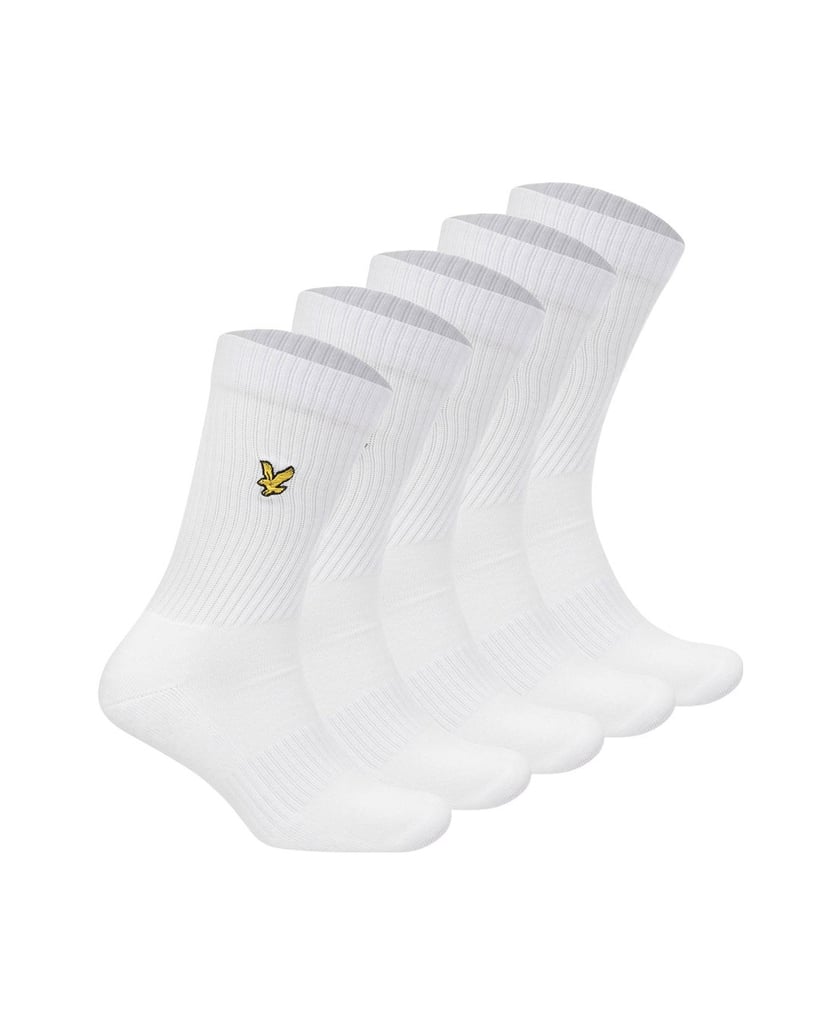 Lyle-&-Scott-Herren-Socken-5er-Pack-Camdyn-weiss