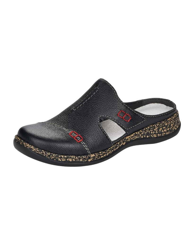 Rieker-Clogs-46362-schwarz