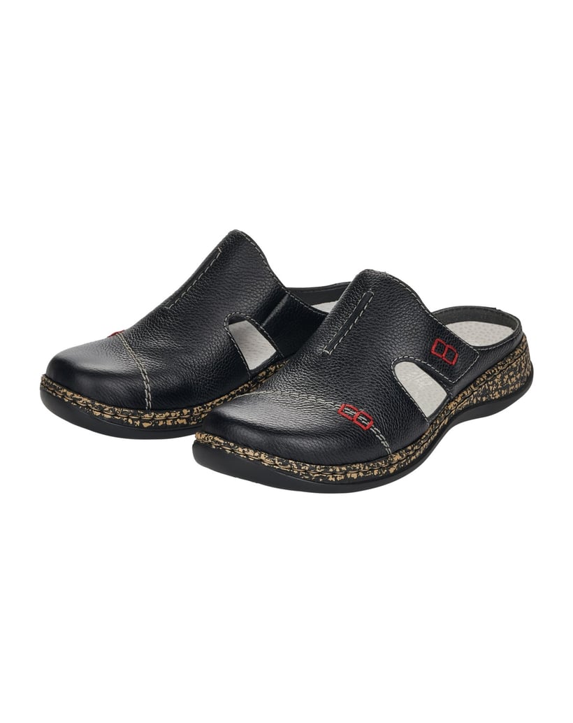 Rieker-Clogs-46362-schwarz