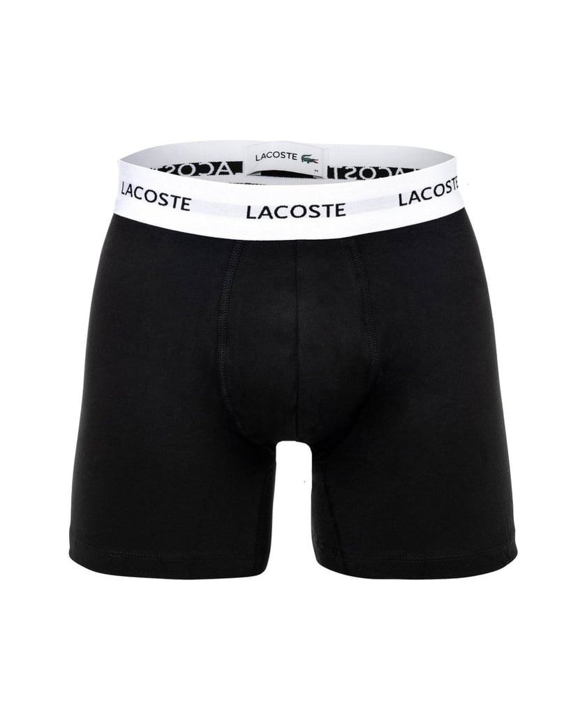 LACOSTE-Herren-Boxershort-3er-Pack-PACK-DE-3-BOXERS-LONGS-schwarz