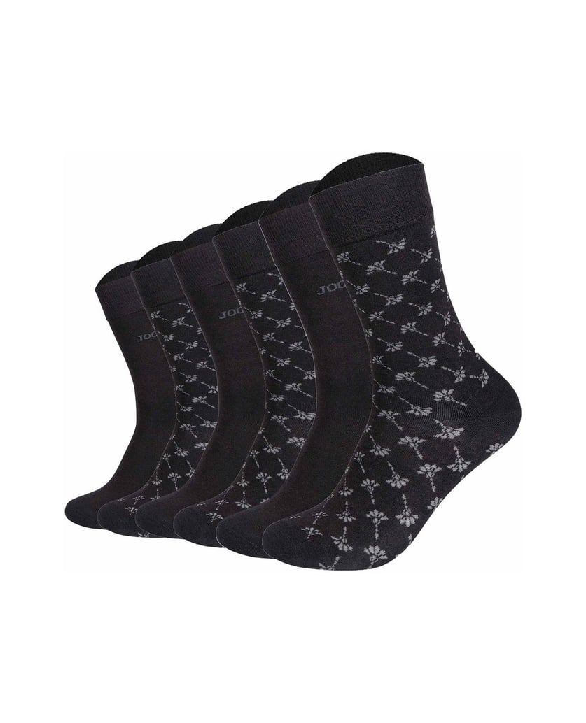 Joop-Unisex-Socken-6er-Pack-Premium-Essential-Iconic-Socks-6P-schwarz