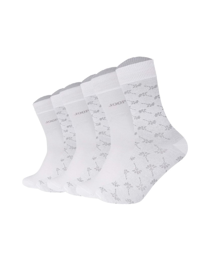 Joop-Unisex-Socken-6er-Pack-Premium-Essential-Iconic-Socks-6P-weiss