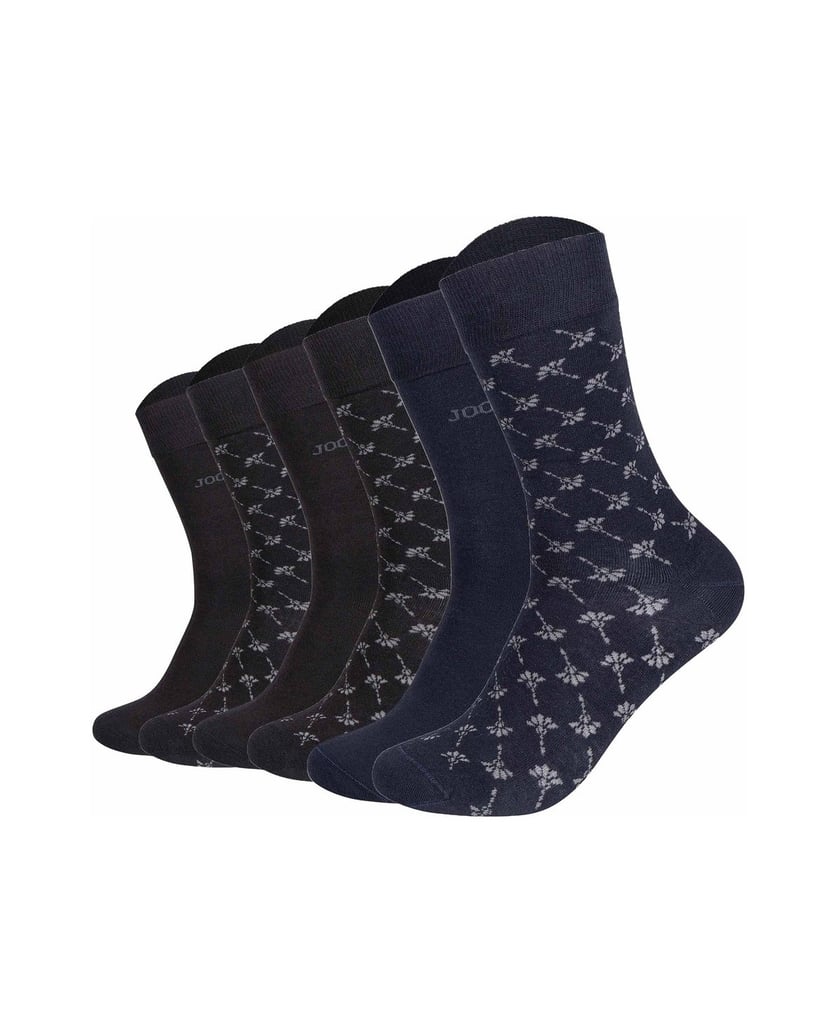 Joop-Unisex-Socken-6er-Pack-Premium-Essential-Iconic-Socks-6P-multicolor