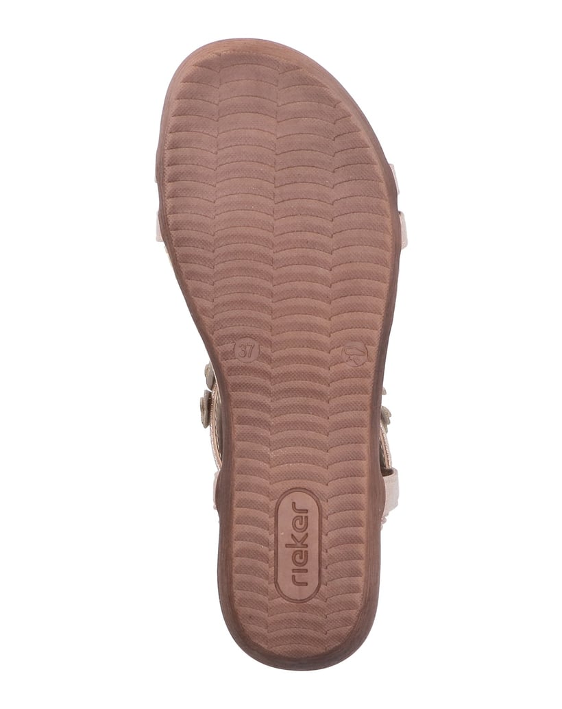 Rieker-Keilsandaletten-V7573-gold