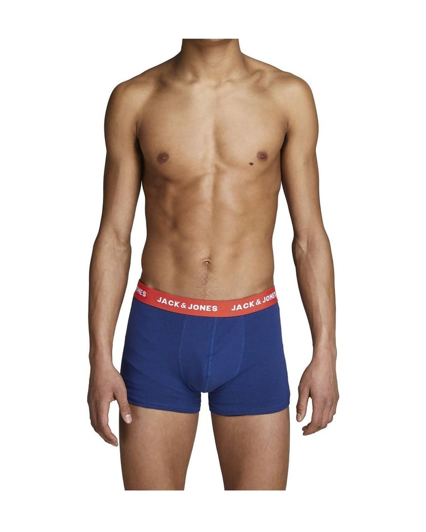 Jack-&-Jones-Herren-Boxershort-10er-Pack-JACLEE-TRUNKS-10-PACK-blau-