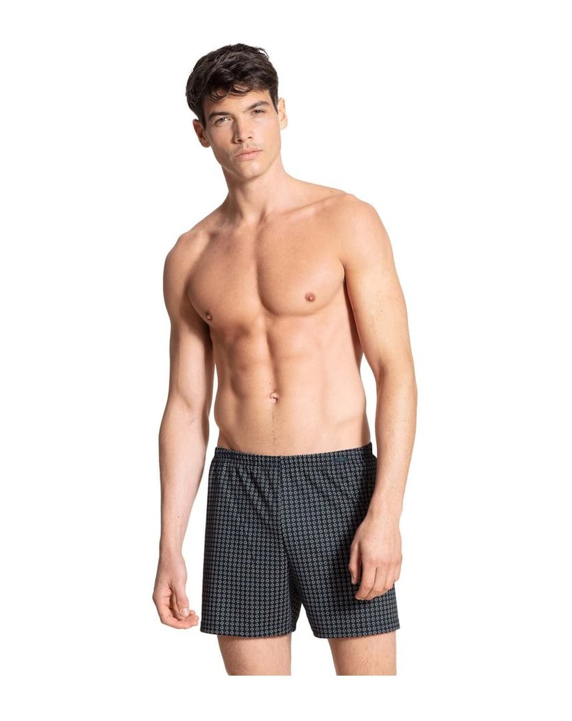 Calida-Herren-Web-Boxershorts-4er-Pack-Prints-Benefits-4P-dunkelblau