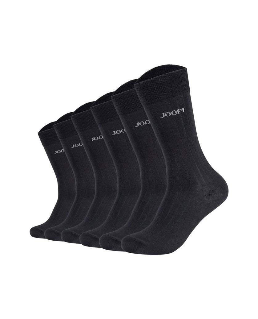 Joop-Unisex-Socken-6er-Pack-Premium-Essential-Mercerised-Socks-6P-schwarz
