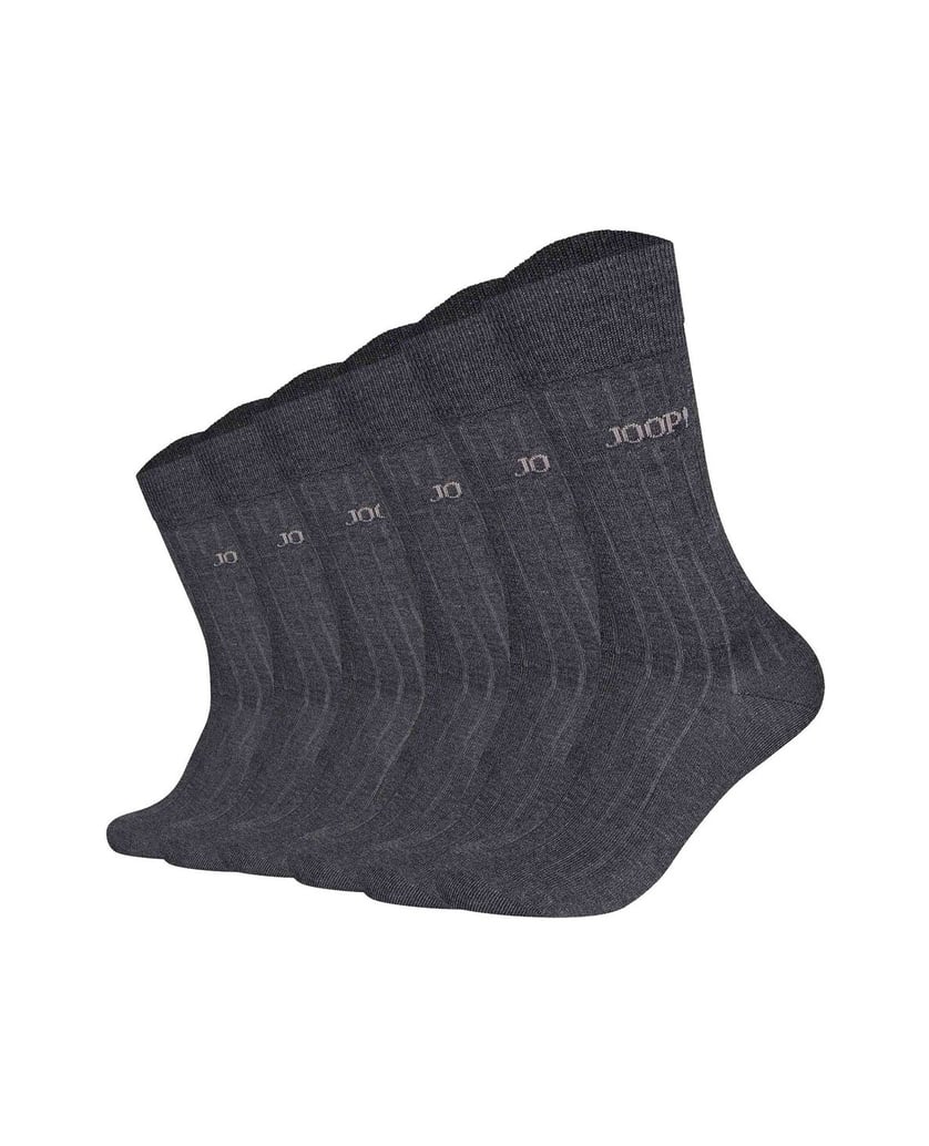 Joop-Unisex-Socken-6er-Pack-Premium-Essential-Mercerised-Socks-6P-dunkelgrau