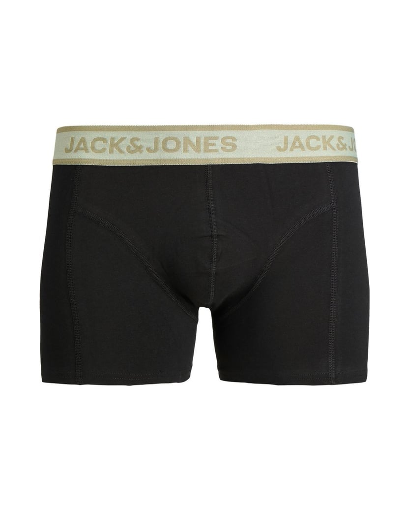 Jack-&-Jones-Herren-Boxershort-5er-Pack-JACWESLEY-SOLID-TRUNKS-5-PACK-schwarz