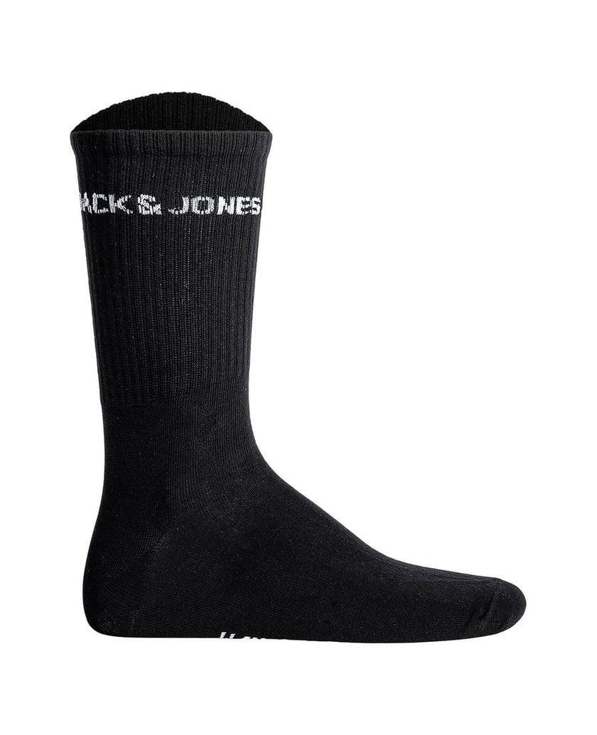 Jack-&-Jones-Herren-Socken-10er-Pack-JACBASIC-LOGO-TENNIS-SOCK-10-PACK-schwarz