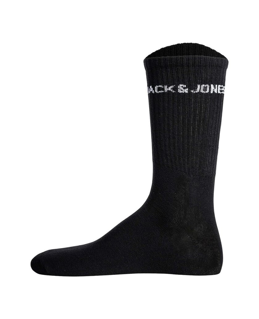 Jack-&-Jones-Herren-Socken-10er-Pack-JACBASIC-LOGO-TENNIS-SOCK-10-PACK-schwarz