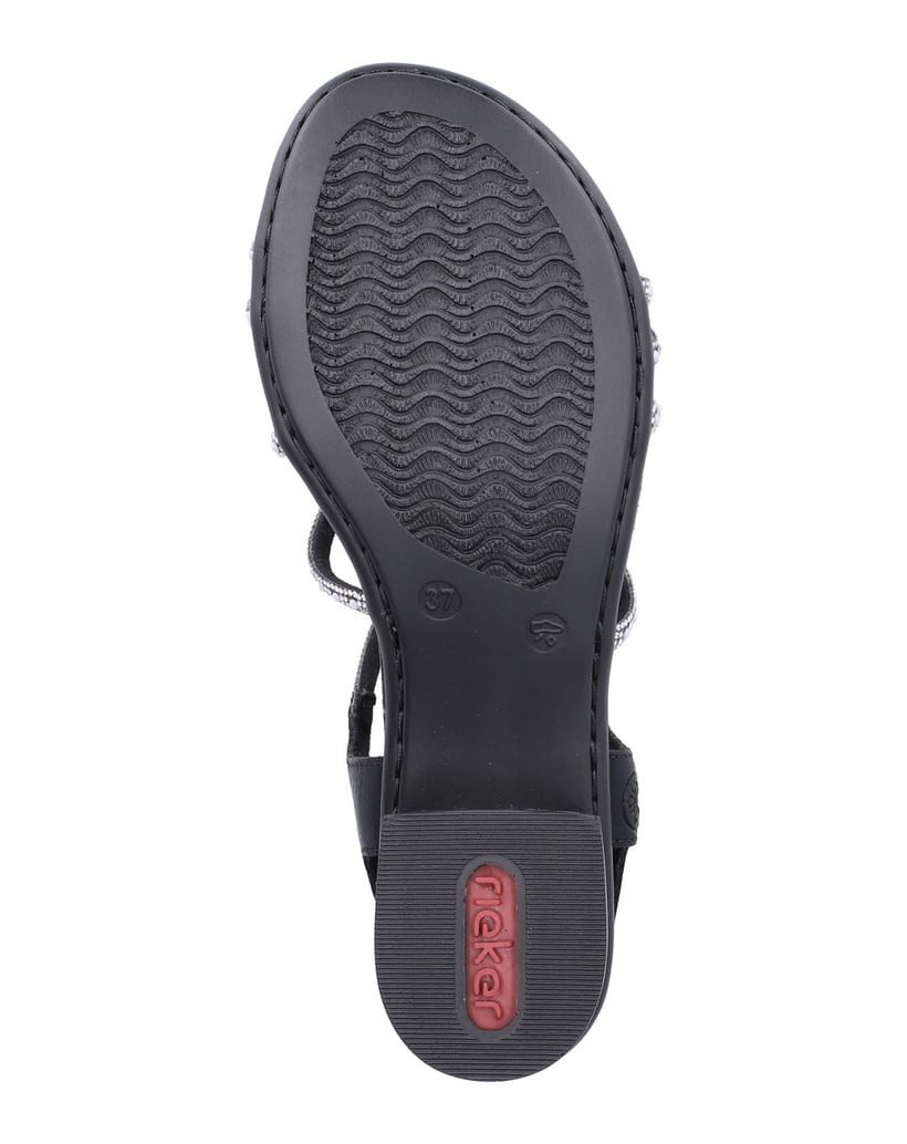Rieker-Riemchensandaletten-64970-schwarz