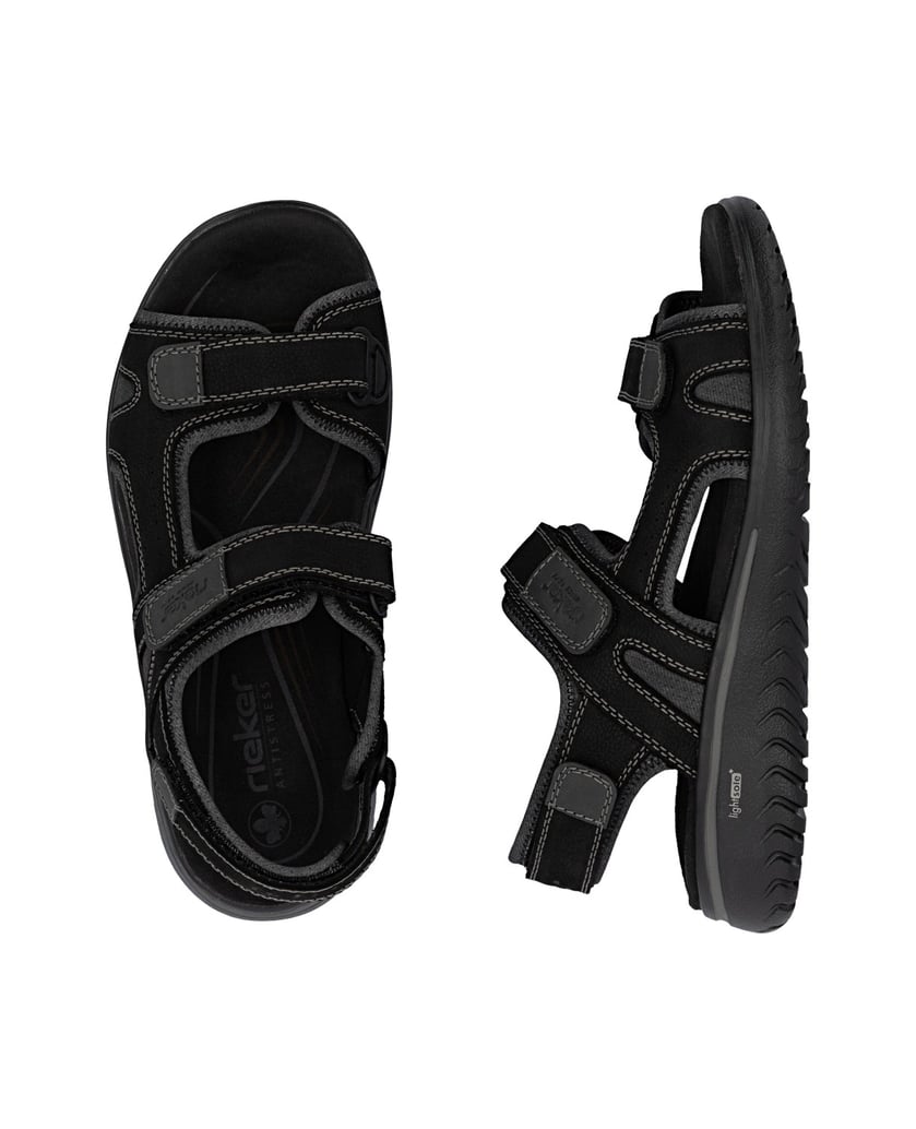 Rieker-Trekkingsandalen-26450-schwarz