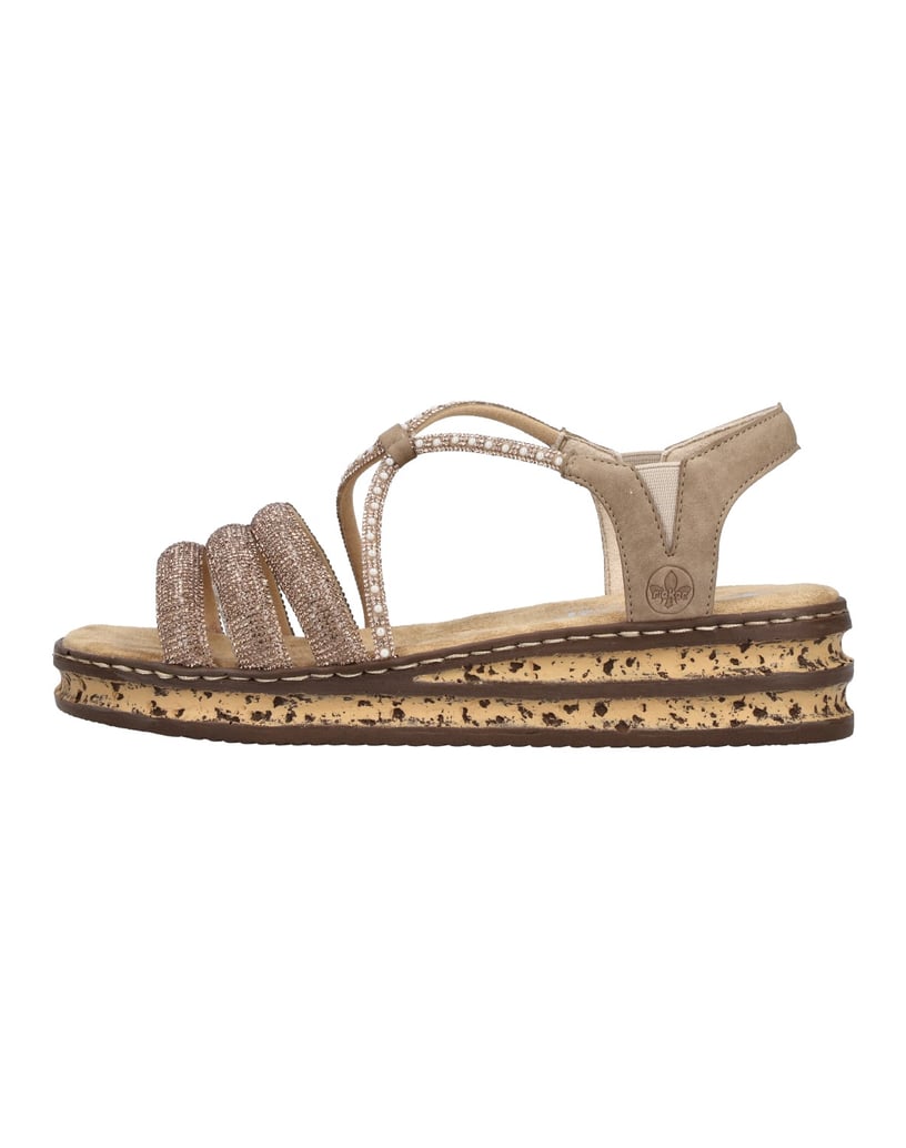 Rieker-Keilsandaletten-62977-gold