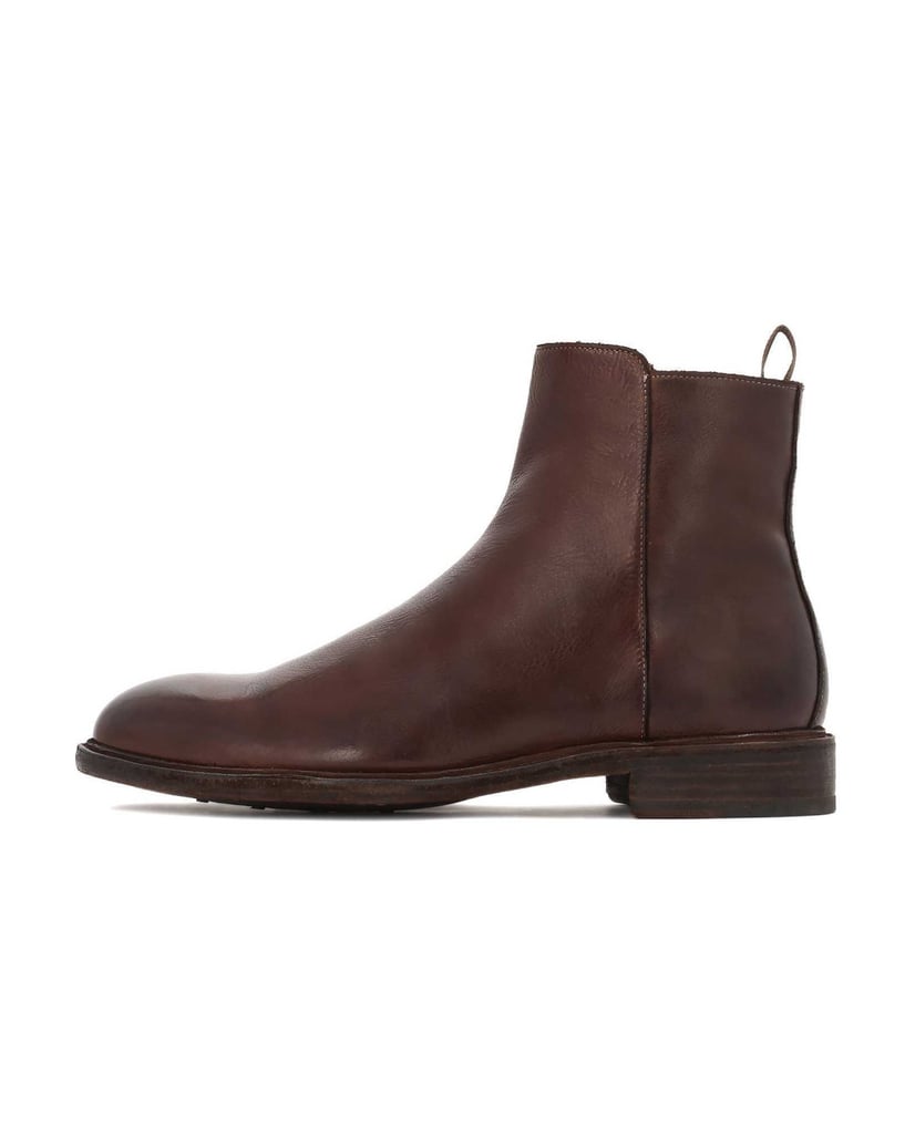 Kazar-Braune-Stiefel-mit-Reißverschluss-und-Ledersohle-braun
