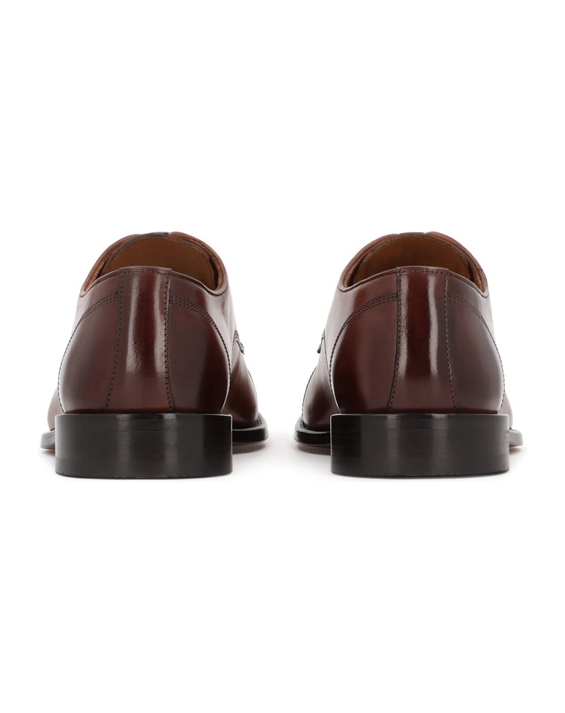 Kazar-Braune-Schuhe-mit-überlappenden-Zehen-braun