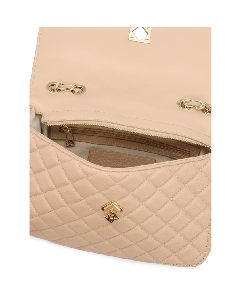 Kazar-Beige-gesteppte-Lederhandtasche-beige