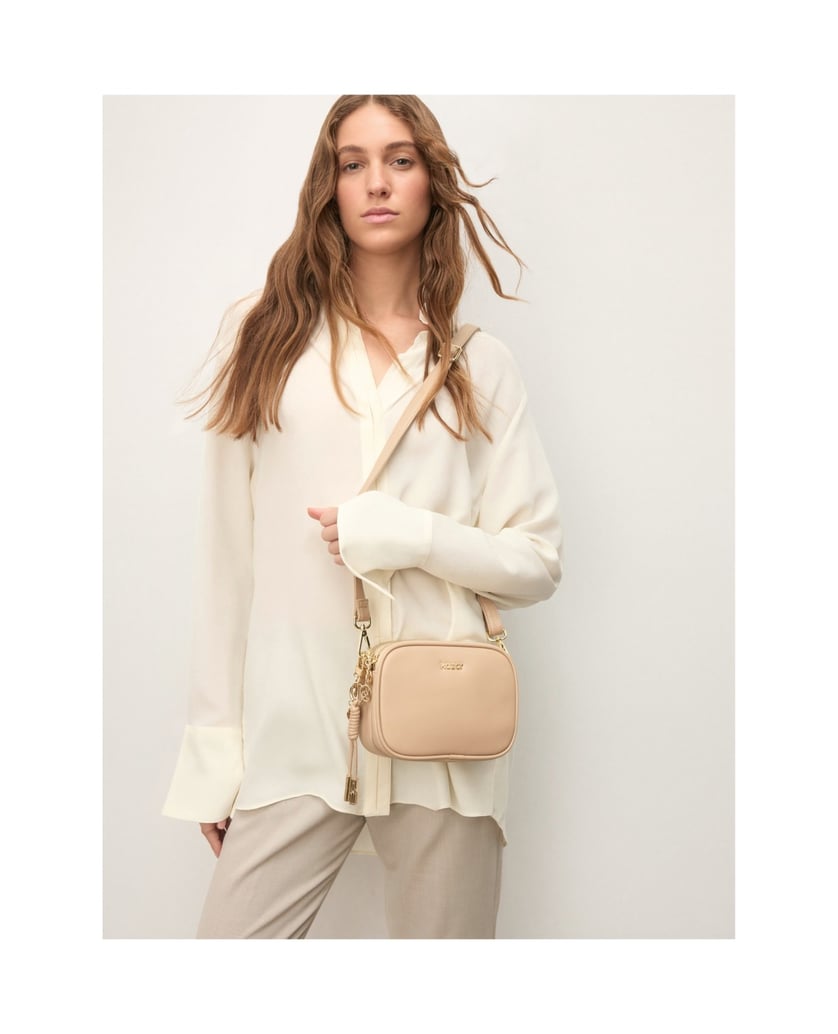 Kazar-Beigefarbene-Naturlederhandtasche-mit-drei-Fächern-beige