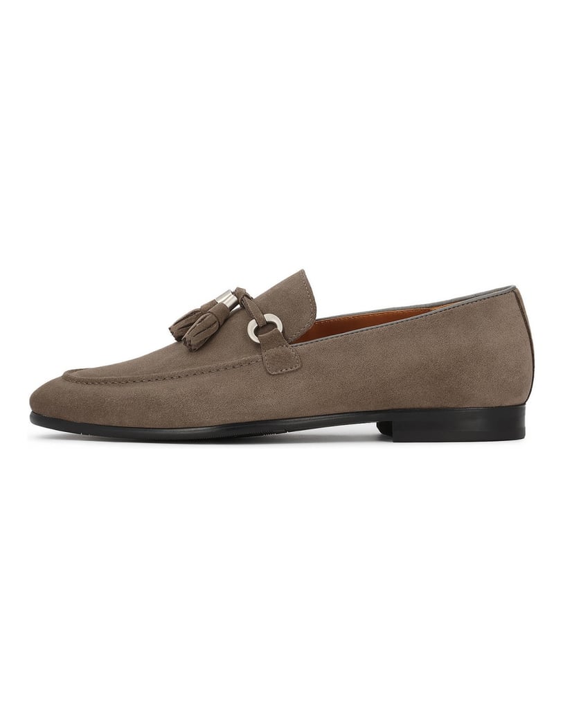 Kazar-Herren-Slipper-aus-Wildleder-mit-Haken-und-Metalldetails-taupe