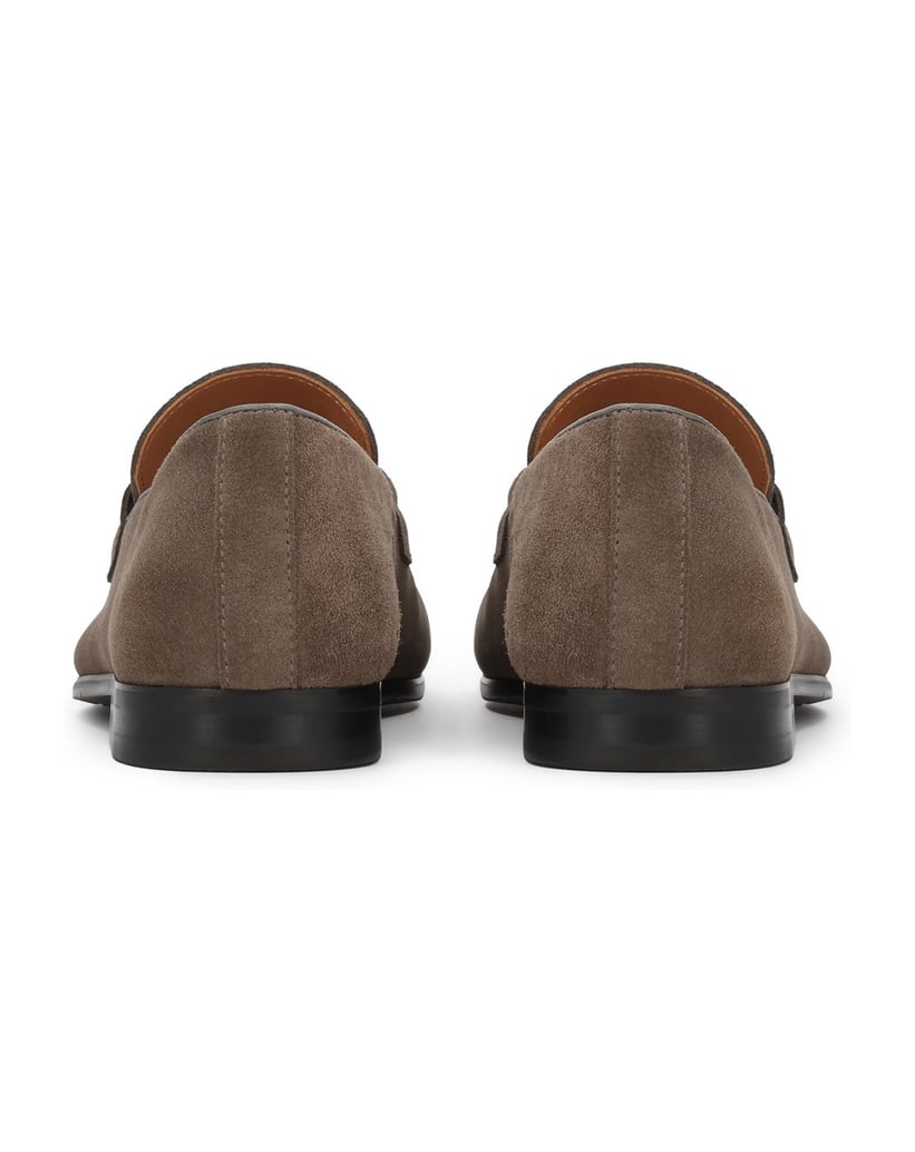 Kazar-Herren-Slipper-aus-Wildleder-mit-Haken-und-Metalldetails-taupe