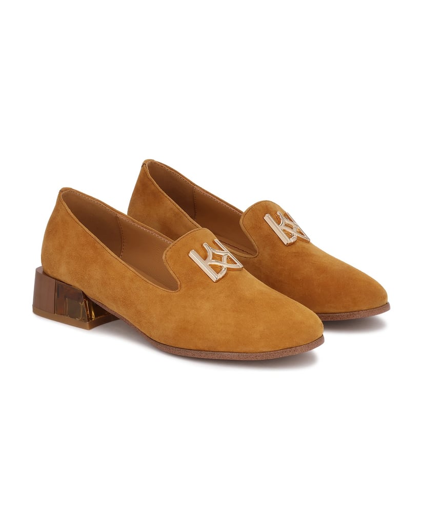 Kazar-Halbschuhe-aus-Wildleder-mit-auffälligem-Absatz-camel