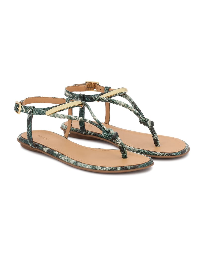 Kazar-Sandalen-mit-einem-einzigartigen-Muster-grün