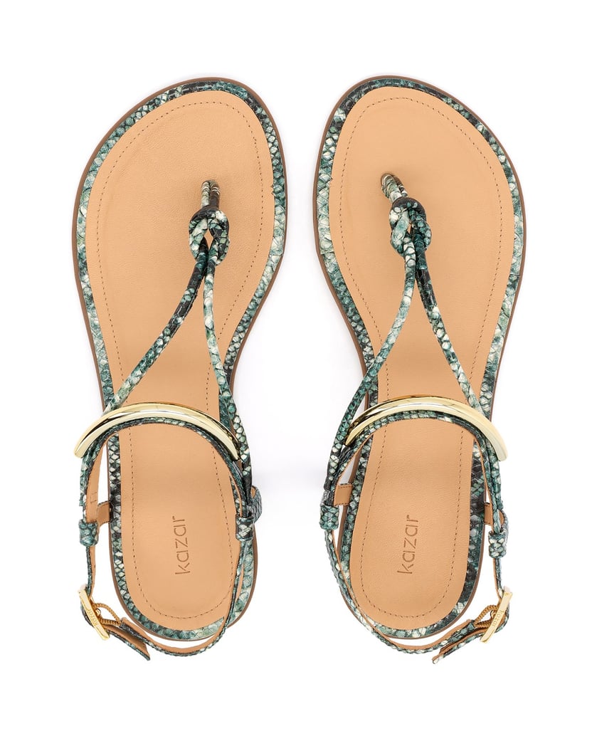 Kazar-Sandalen-mit-einem-einzigartigen-Muster-grün