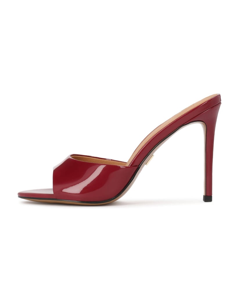 Kazar-Kastanienbraune-Lackleder-Flip-Flops-mit-hohem-Stilettoabsatz-rot