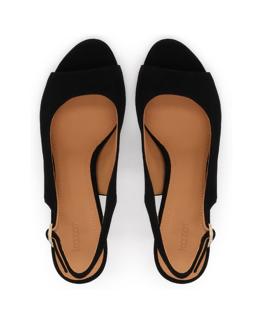 Kazar-Schwarze-Pumps-mit-offenem-Absatz-und-Peep-Toe-Nase-schwarz
