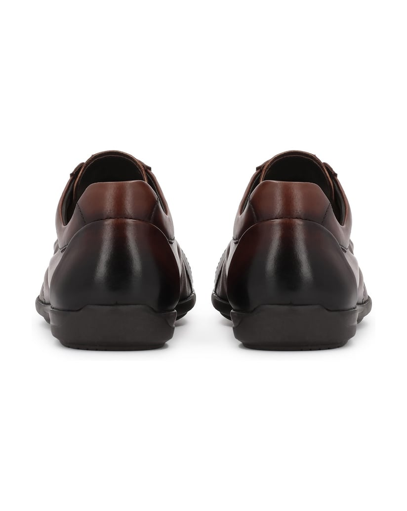 Kazar-Braune-Herren-Halbschuhe-aus-Leder-mit-schattiertem-Schaft-braun