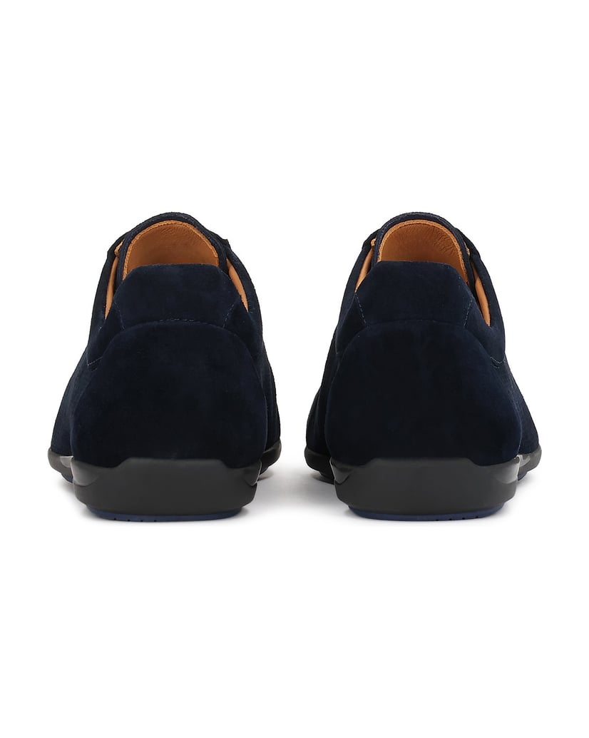 Kazar-Marineblaue-Halbschuhe-mit-Gummibindung-dunkelblau
