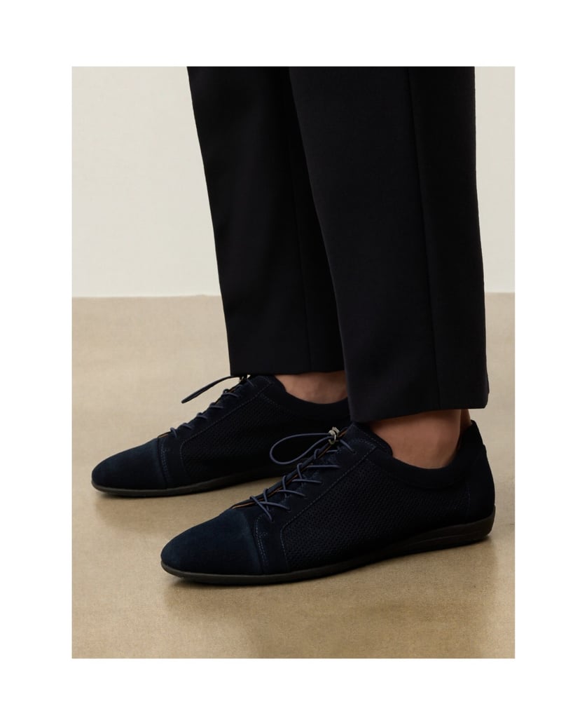 Kazar-Marineblaue-Halbschuhe-mit-Gummibindung-dunkelblau